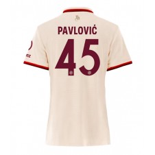 Bayern Munich Aleksandar Pavlovic #45 Tredjedrakt Kvinner 2024-25 Kortermet